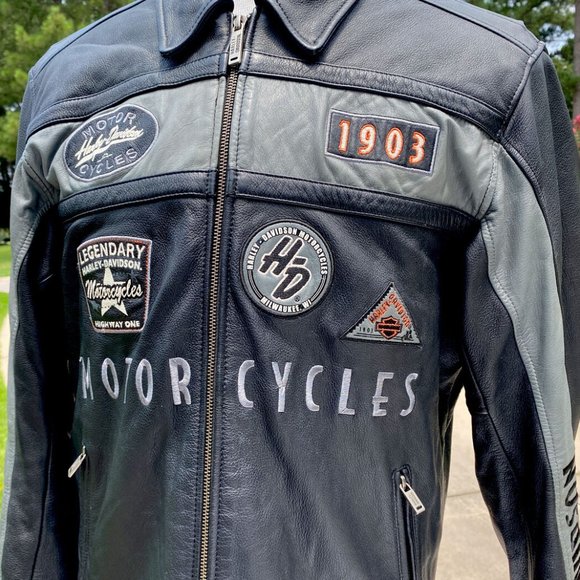 HarleyDavidson Jackets & Coats Harleydavidson Mens Boardwalk Leather Jacket Medium Poshmark